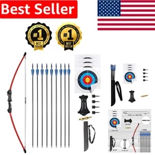 Beginner-Friendly 45" Bow and Arrow Set for Kids: Safety First for Ages 8-16