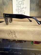 Ray-Ban Men s Rectangular Sunglasses Black Plastic Frame Gray Tinted Lens