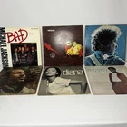 Lot of 6 Vinyl Records Michael Jackson Hendrix Bob Dylan Diana Ross Billy Ocean
