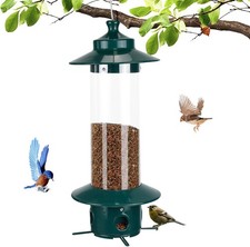 Bird Feeders for Outdoors Large Capacity Metal Squirrel Proof Outside Hangi4.8Lb