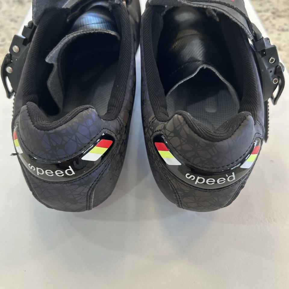 Zapatillas de Ciclismo de Carretera Velocidad con Clips Talla 43 EE. UU. 10.5 Nuevas Sin Caja Foto 3 de 4