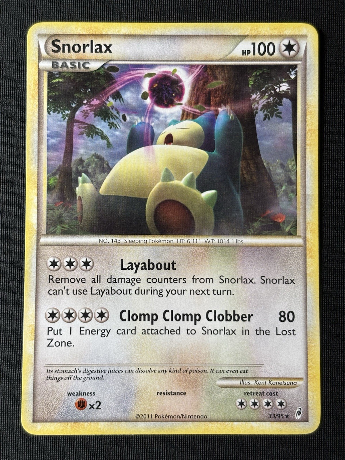 Pokemon Snorlax 33/95 Call of Legends (LP)