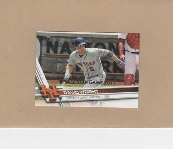 2017 Topps - David Wright #19 All-Star Game New York Mets