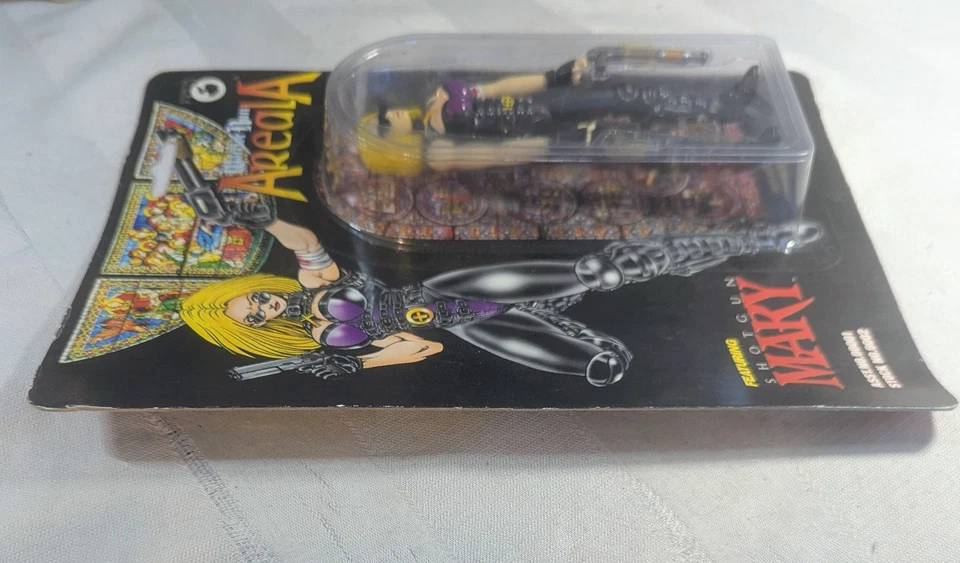 Figura de acción Warrior Nun Areala Shotgun Mary nueva en tarjeta Antarctic Press 1997 Foto 3 de 3