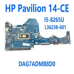 For HP Pavilion 14-CE Laptop Motherboard I5-8265U DAG7ADMB8D0 L36238-601 Tested