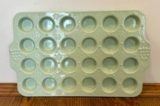 Temptations by Tara - 24 Mini Muffin Cupcake Pan Seafood Green  Perfect Mint