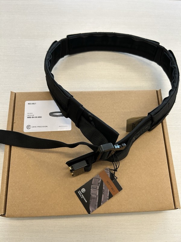 Crye Precision MCS Outer & Inner  Belt Medium Black MRBIB400MD0 MRBEB200MD0