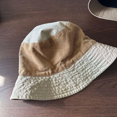 Engineered Garments Cotton Bucket Hat Beige Brown M