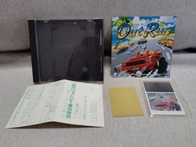 PC Engine HuCARD Outrun Rare Japan 2w