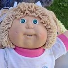 Cabbage Patch Kids 1982 Play Doll Blonde Yarn Hair Soft Body Girl Signed