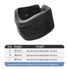 Soft Foam Cervical Neck Collar Adjustable Brace Support with Replacement Cover f
