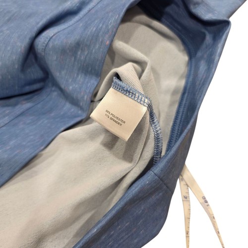 Maglione Peter Millar blu chiaro con zip corona comodo XL - Foto 4 di 4
