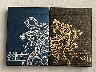 Ragnarok 2 deck set - Playing Cards - SIGNED - Numbered 0316 of 2300