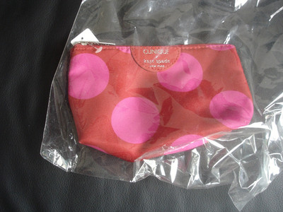 CLINIQUE COSMETIC KATE SPADE Kosmetiktasche Kulturbeutel NEU OVP Folie Rosa RAR