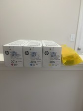 HP High Yield Toner 201X 400X Magenta Cyan 2 Yellow Laser for M252 MFP M277