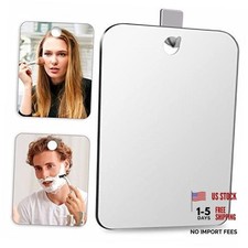 2 Pack Shatterproof Shower Mirror Fogless for Shaving - Large 10.7"L x 8"W