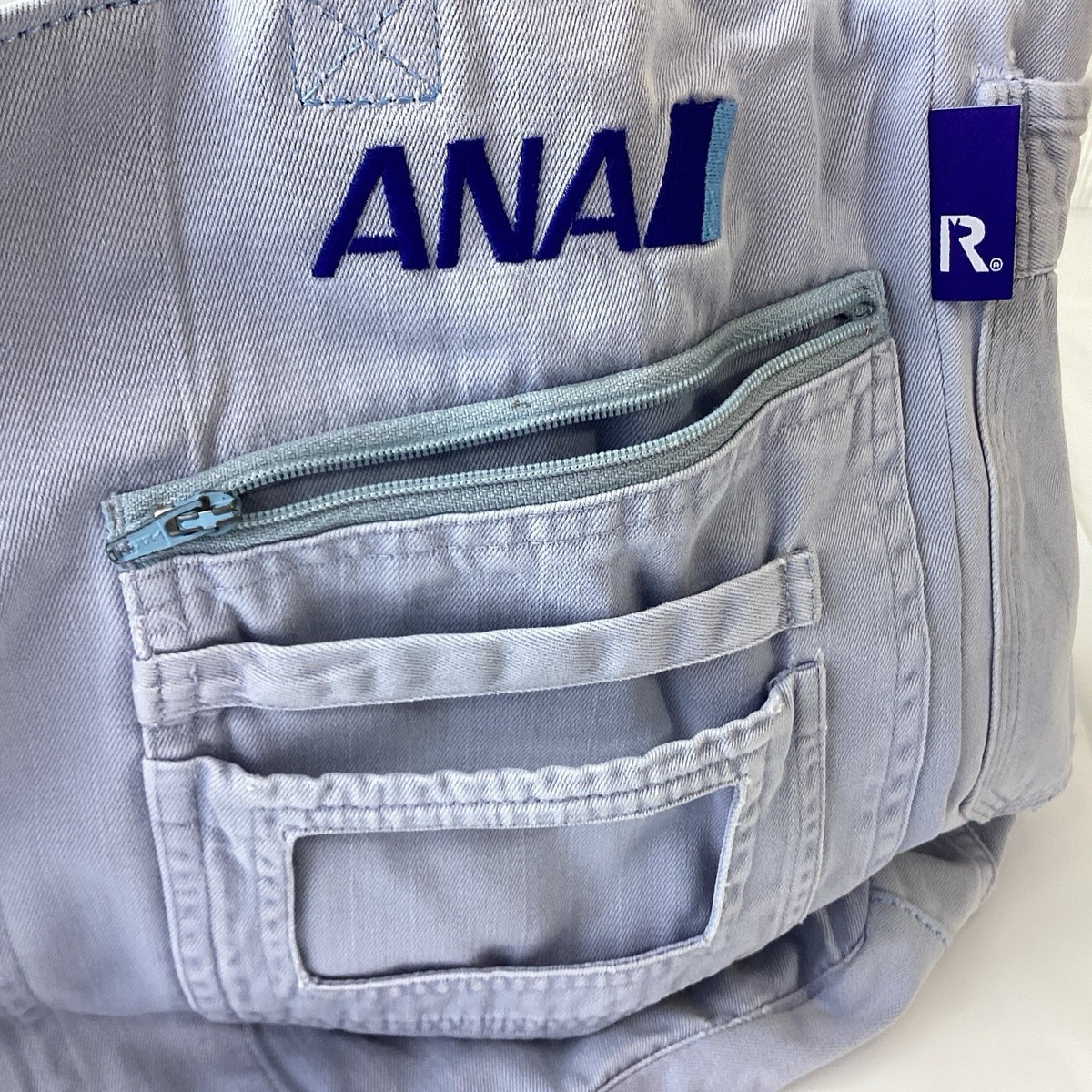 All Nippon Airways Tote Bag Made from Clothes of ANA Mechanics