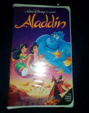 Walt Disney Home Video Walt Disney Classic Aladdin VHS 1992 G NTSC English
