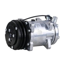 Universal A/C Compressor with Black 2PK Clutch SD510 5H16 R134A