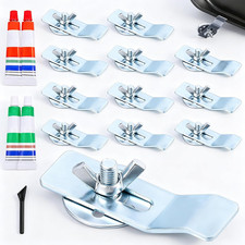 12 Pack Stainless Steel Undermount Sink Clips, Sink Bracket Mounting Kit