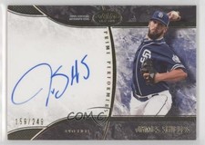 2016 Topps Tier One Prime Performers 159/249 James Shields #PP-JSH Auto 1m8