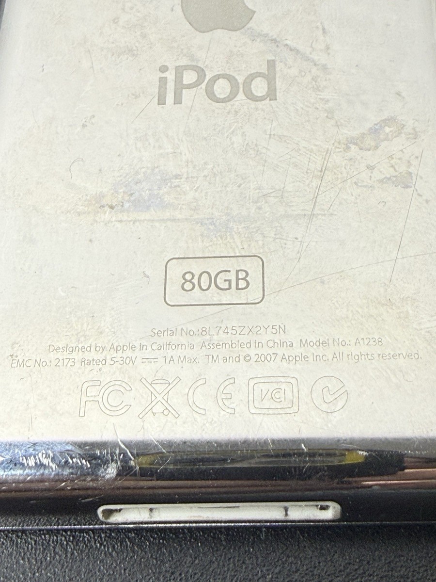 Apple iPod Classic A1238 80GB Silver – Working Read | eBay
