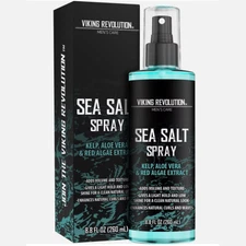 Sea Salt Spray for Hair Men - Hair Texturizing Spray with Kelp, Aloe Vera & Red