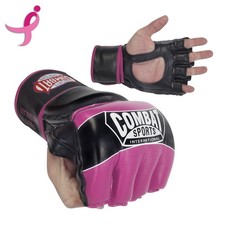 Youth Pink Boxing Gloves 5 Ounce Mma Fight Gloves Full Padding Open Palm
