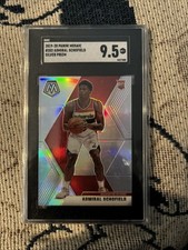 ADMIRAL SCHOFIELD RC 2019-20 PANINI MOSAIC SILVER PRIZM #202 SGC 9.5 MINT