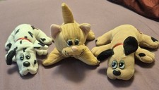 Vintage Tonka Pound Puppies Purries Dogs and Cats 1986 Lot Of 3