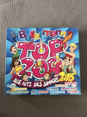 Various - Ballermann Top 200-Alle Hits Des Sommers 2016 [3 CDs] Top Zustand