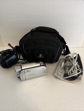 Canon FS200-A Digital Video Camcorder Battery Charger Camera Bag TESTED