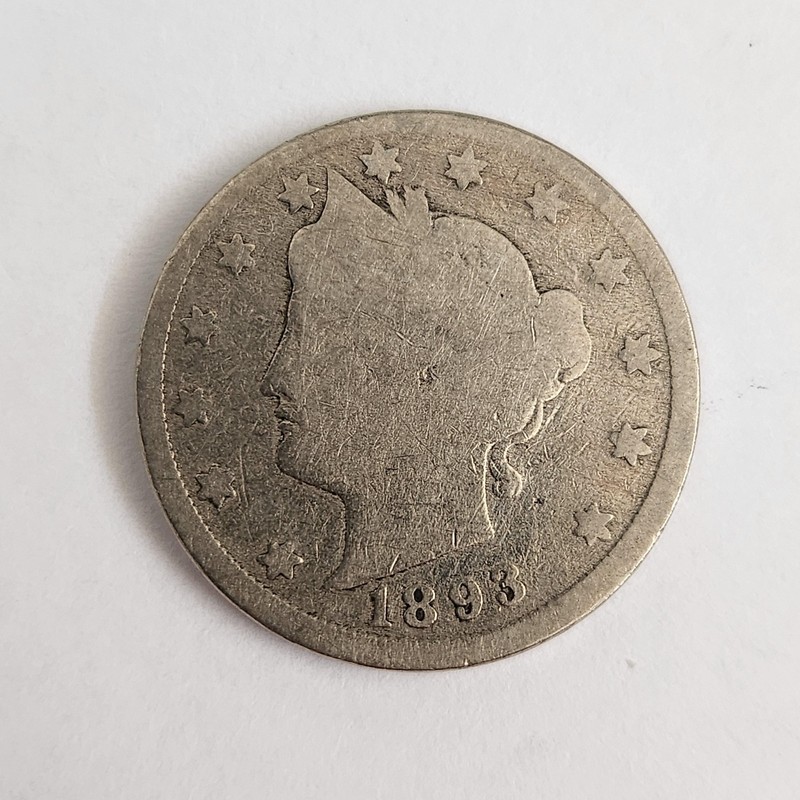 1893 LIBERTY NICKEL GREAT V- NICKEL