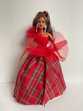 BEAUTIFUL 2024 SIGNATURE HOLIDAY BARBIE DOLL IN RED DRESS BY MATTEL