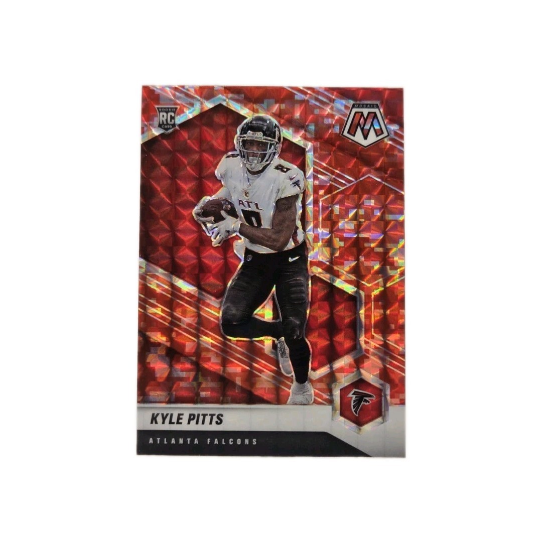 2021 Panini Mosaic - Rookies Kyle Pitts #311 Camo Red Mosaic Prizm (RC)