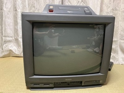 SHARP 21G-SF1 Super Famicom Built-In For Parts Junk Japan