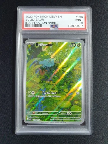 Bulbasaur 166/165 Sv: Scarlet & Violet 151 Holo PSA 9