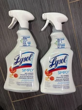 Lysol All-Purpose Cleaner, Sanitizing and Disinfecting Spray Simply 650ml 2 Pk