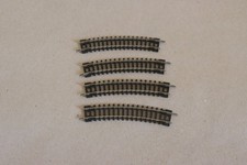 Peco - N Gauge - Set Track - 4x ST-3 first radius single curves