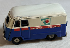 Vintage SSS Tiny Giant Toy Postal Truck - Tin Litho Friction Car