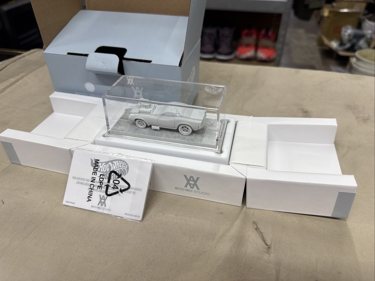 Hot Wheels x Daniel Arsham Eroded Rodger Dodger NEW Open Box | eBay