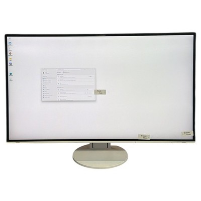 31,5'' EIZO FlexScan EV3285 4K UHD 3840x2160 weiß (Fleck mittig, Kratzer rechts u
