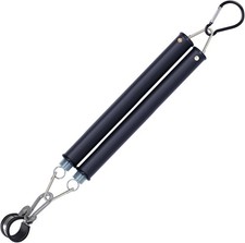 Cheemuii 16" Double Tender Spring Kit w/ Trailer Air Hose Holder for Semi Truck