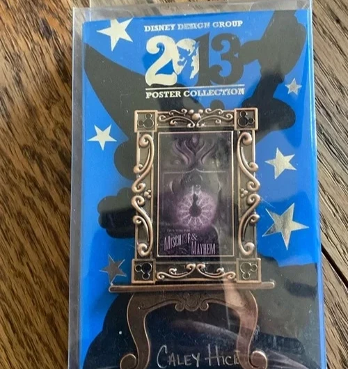 Disney poster collection framed easel LE 2000 pin HAUNTED MANSION clock 2013