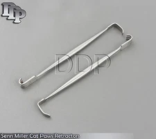 Senn Miller Cat Paws Retractors Plastic & Oral Surgery Retractors Blunt 2 Pcs