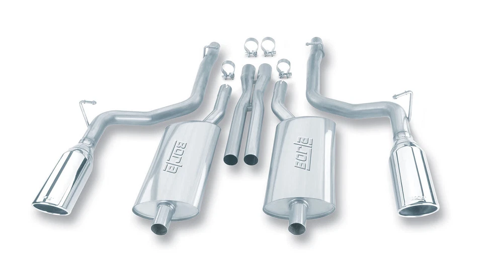 Borla 140125 S-Type Catback Exhaust for 2006-2010 Dodge Charger RT 5.7L V8 Foto 2 de 3