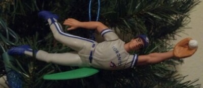 Roberto Alomar Toronto Blue Jays Christmas Tree Ornament Baseball 5'' Diving Pose
