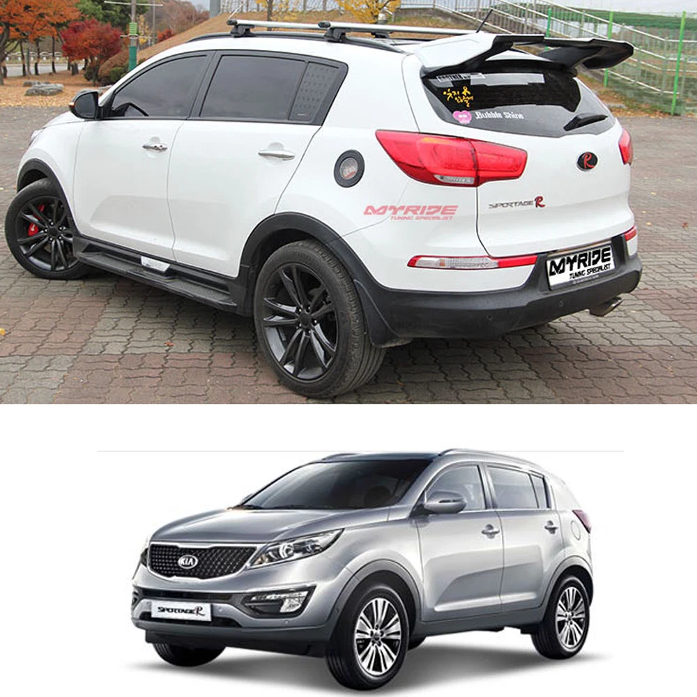 Rear Roof Wing Spoiler Unpainted Parts For Kia Sportage R 2011