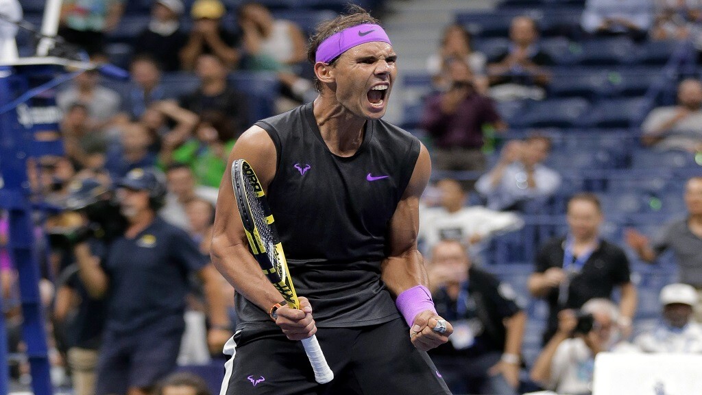 Nike Court Rafa Nadal Aeroreact US Open Tennis Shirt At4182