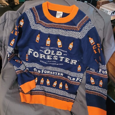 Old Forester Bourbon Whiskey Winter Sweater Men's Size Medium
